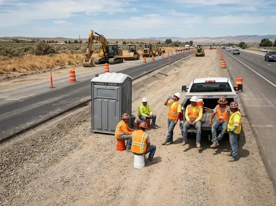 highway-road-construction-crew-007 — frequently asked questions, Porta Potty and Restroom Rentals in Rio del Mar, CA